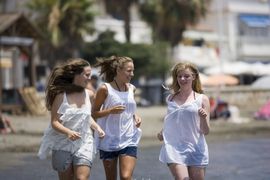 Málaga - Pedregalejo Beach - Freundinnen